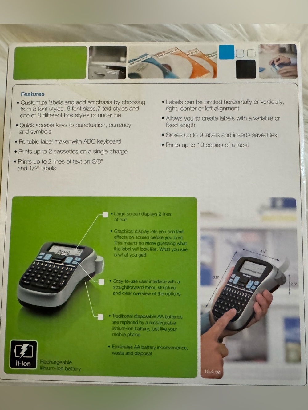 Dymo Portable & Rechargeable Label Maker - Picture 2 of 3
